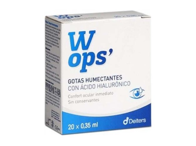 Wops Gotas Oftálmicas Hidratantes 20 Monodosis