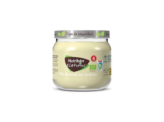 Nutriben Eco Potito Inicio Verduras-Pollo 120Gr