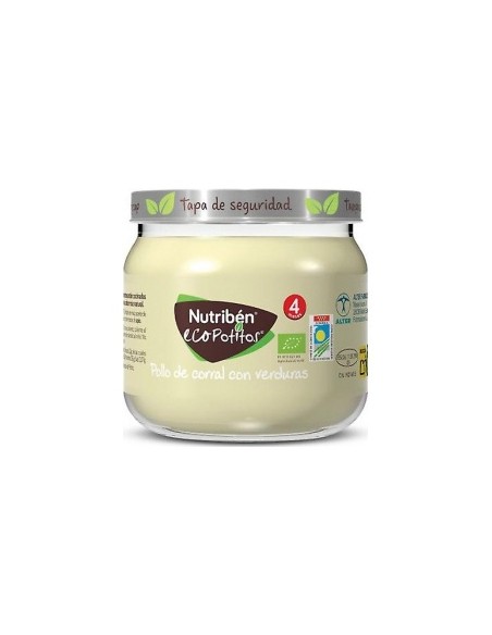 Nutriben Eco Potito Inicio Verduras-Pollo 120Gr
