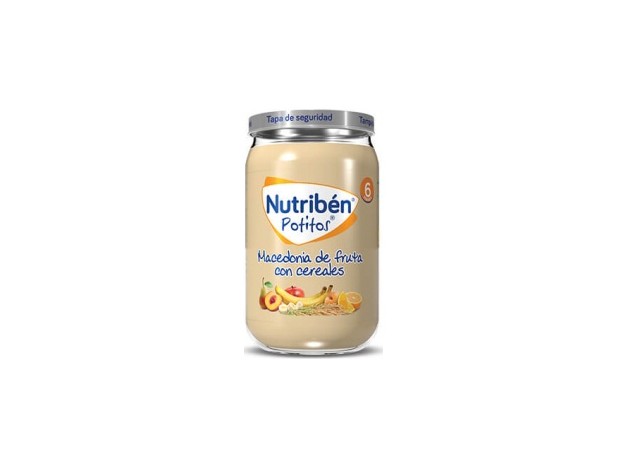 Nutriben Potito Macedonia Fruta Cereales 2X190Gr.