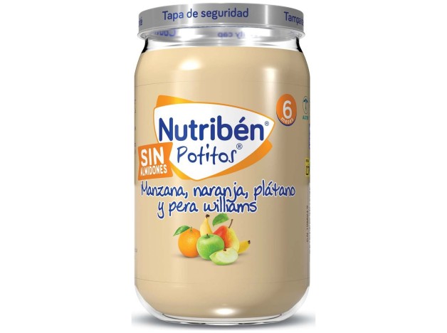 Nutribén Potito Manzana, Naranja, Plátano Y...