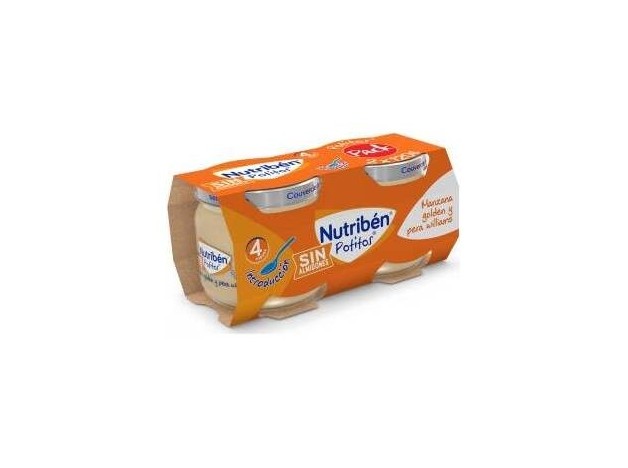 Nutriben Potito Introduccion Manzana-Pera 2X120Gr.