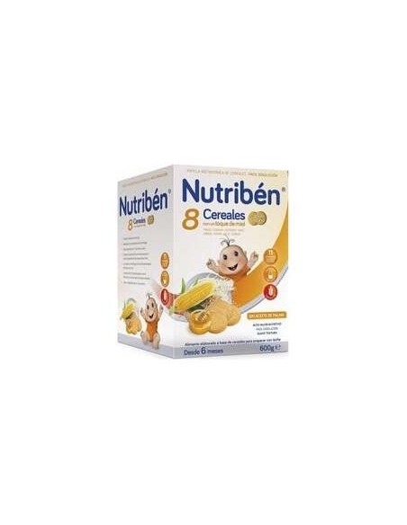 Nutriben Papilla 8 Cereales Toque De Miel Y Galletas Maria Lata