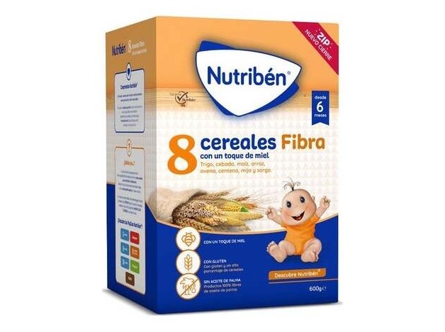 Nutriben 8 Cereales Miel 1000Gr.