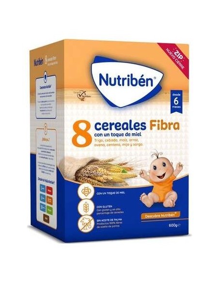 Nutriben 8 Cereales Miel 1000Gr.