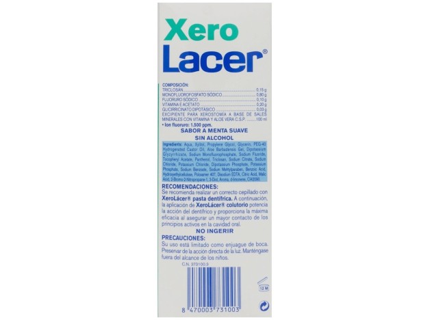 Lacer Xerolacer Boca Seca Colutorio 500Ml