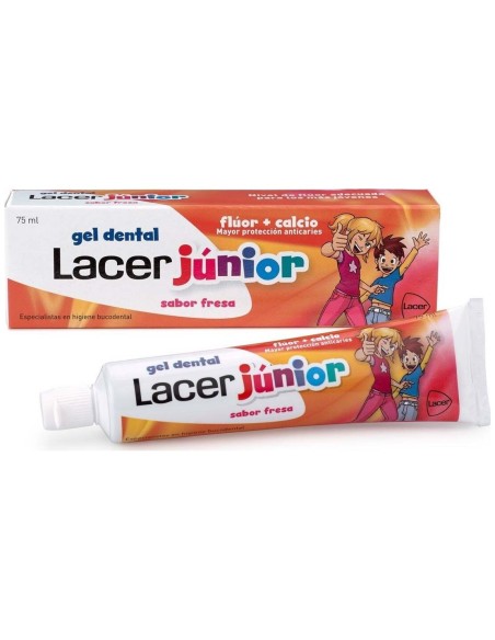 Lacer Júnior Pack Gel Dental Fresa 2X75Ml + Figura Sonic