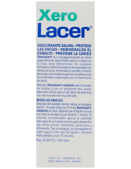 Lacer Xerolacer Boca Seca Colutorio 500Ml