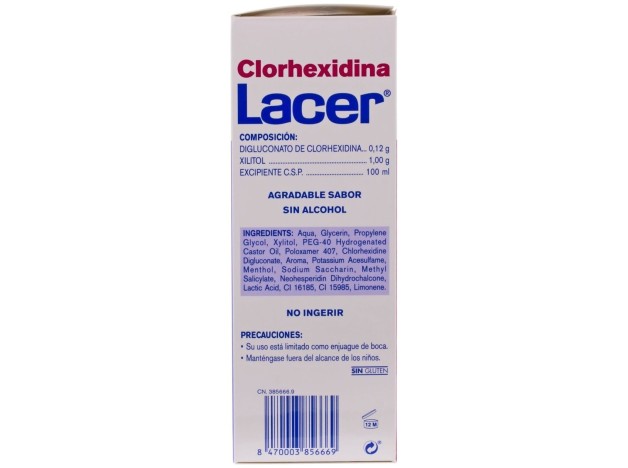 Lacer Clorhexidina 0,12 Colutorio 500Ml.