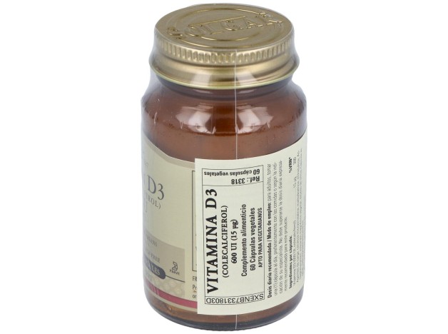 Solgar Vitamina D3 600Ui 15Mcg 60Vcaps