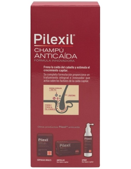 Pilexil Champú Anticaída, 500 Ml