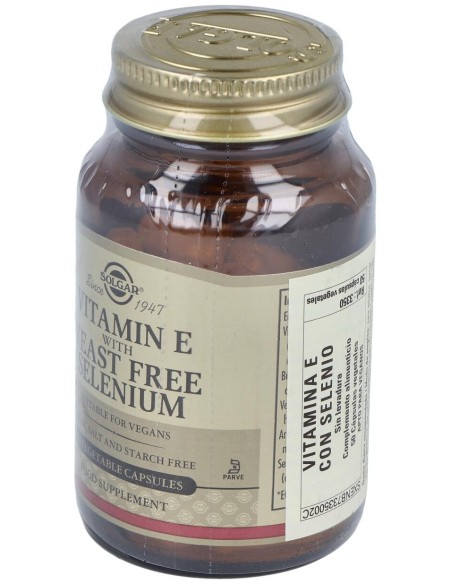 Vitamina E Con Selenio Sin Levadura 50 Cápsulas Blandas