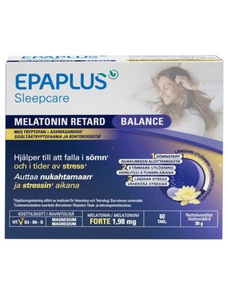 Epaplus Sueño Melatonina Retard Balance 60Comp