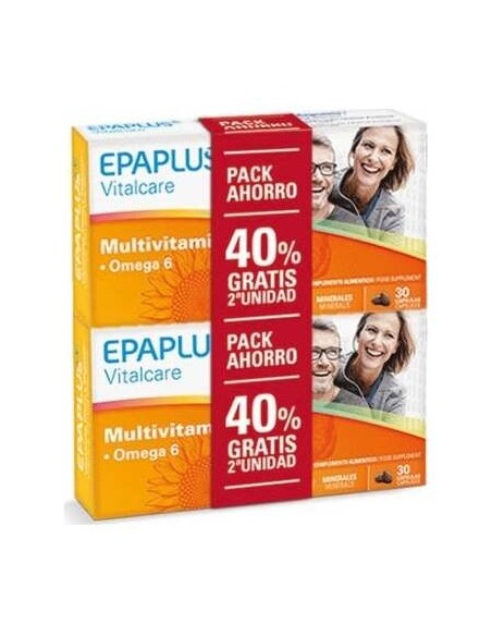 Epaplus Vitalcare Multivitamin Gla Forte, 30 Cápsulas