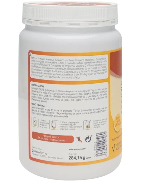 Epaplus Arthicare Intensive Polvo Tratamiento 21 Días, 278,7 G