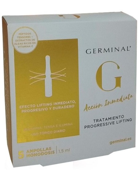 Germinal Accion Inmediata Tratamiento Progressive Lifting 5 Ampollas