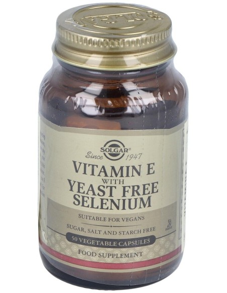 Vitamina E Con Selenio Sin Levadura 50 Cápsulas Blandas