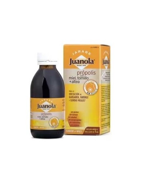 Juanola Propolis Miel Tomillo Altea Jarabe 150Ml.