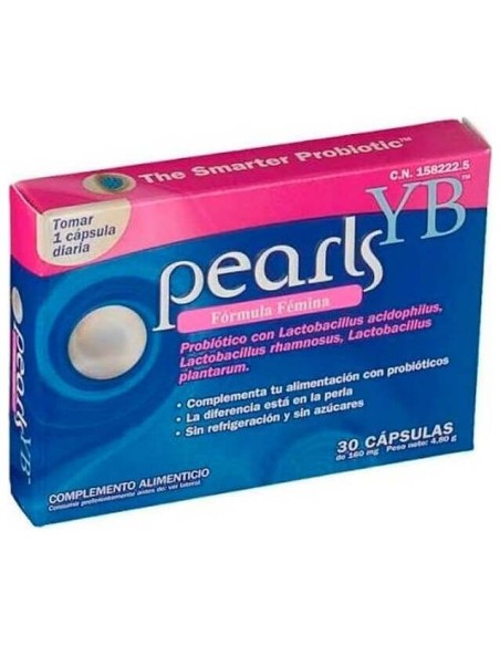 Pearls Yb Cuidado Íntimo, 30 Cápsulas