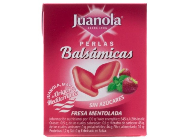 Juanola® Perlas Balsámicas Sabor Fresa 25G