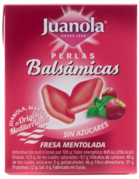 Juanola® Perlas Balsámicas Sabor Fresa 25G