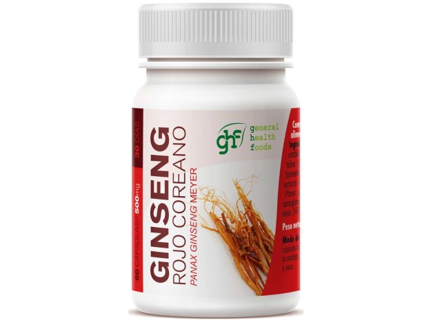 Ghf Ginseng Rojo Coreano 500Mg 60Cáps