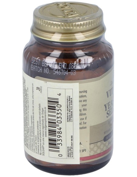 Vitamina E Con Selenio Sin Levadura 50 Cápsulas Blandas