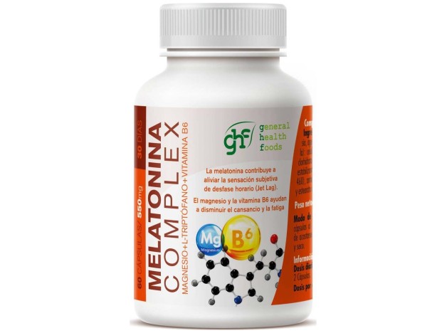 Ghf Melatonina Complex 550Mg 60Caps