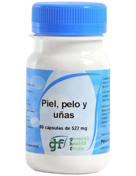 Ghf Piel Pelo Y Uñas 60Cáps De 522Mg