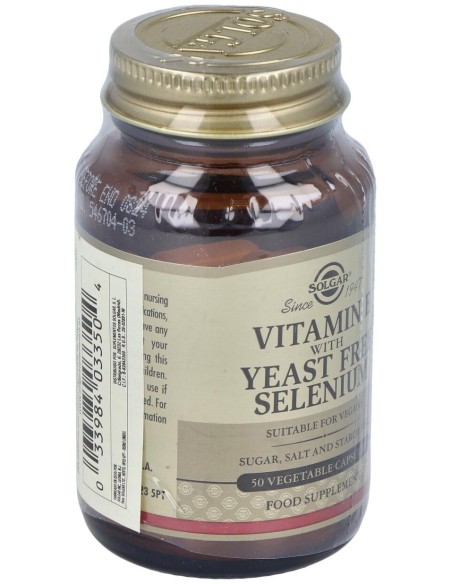 Vitamina E Con Selenio Sin Levadura 50 Cápsulas Blandas
