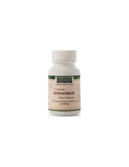 Ghf Antioxidante Vitamina C_ E Y Selenio Sabor Naranja 100Comp