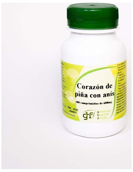 Ghf Corazón De Piña 600Mg 100 Comprimidos Masticables