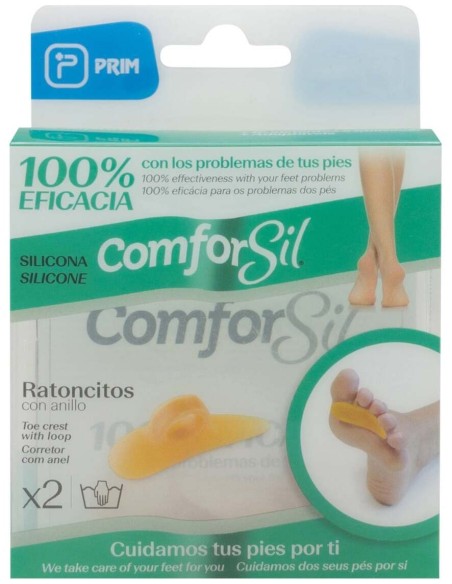Comforsil Ratoncitos Silicona Anillo Dedos Derecho E Izquierdo T-S 2Uds