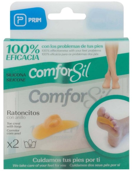 Comforsil Ratoncitos Silicona Anillo Dedos Derecho E Izquierdo T-M 2Uds