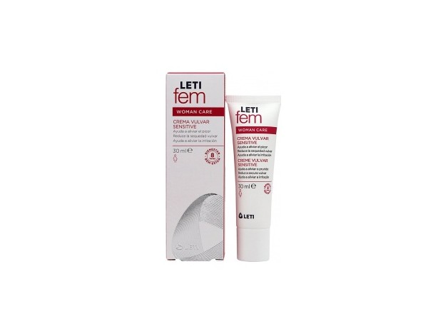 Letifem Sensitive Crema Vulvar, 30 Ml