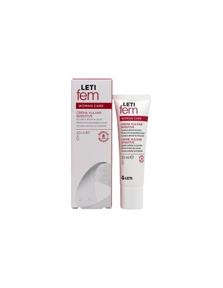 Letifem Sensitive Crema Vulvar, 30 Ml