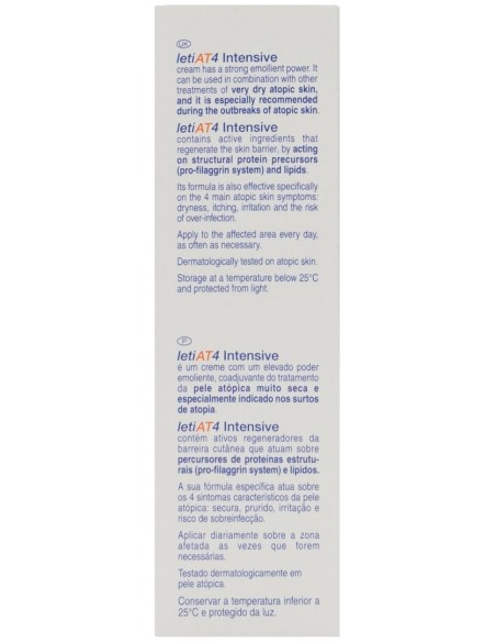 Letiat4 Intensive Atopic Skin 100Ml
