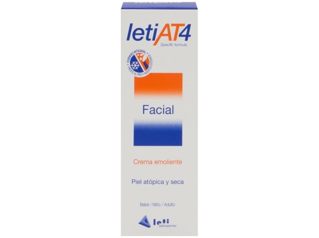 Leti At4 Facial Piel Atópica Y Seca, 50 Ml