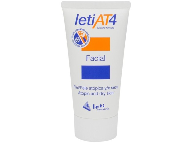 Leti At4 Facial Piel Atópica Y Seca, 50 Ml