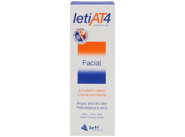 Leti At4 Facial Piel Atópica Y Seca, 50 Ml