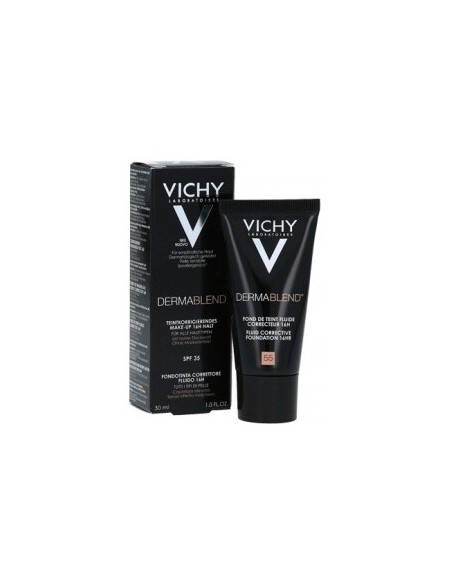 Dermablend Fondo De Maquillaje Corrector Vichy Cosmetica Correctora 55 Bronce, 30 Ml