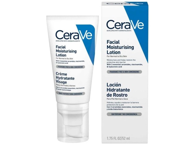 Cerave® Loción Hidratante De Rostro 52Ml
