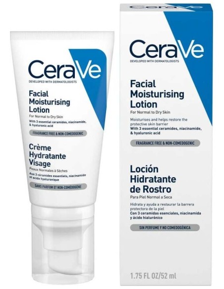 Cerave® Loción Hidratante De Rostro 52Ml