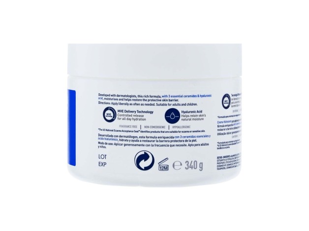 Cerave Crema Hidratante, 340 G