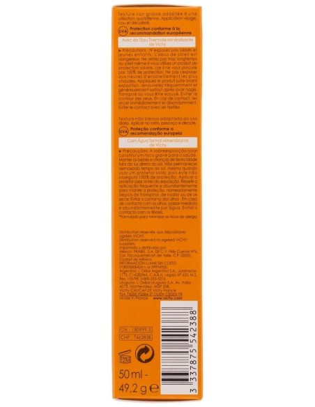 Vichy Idéal Soleil Cuidado Protector Anti-Imperfecciones 3 En 1 Spf30+ 50Ml