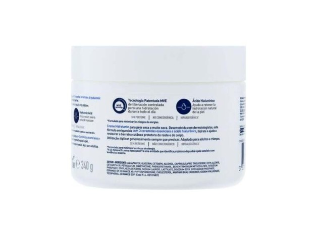 Cerave Crema Hidratante, 340 G
