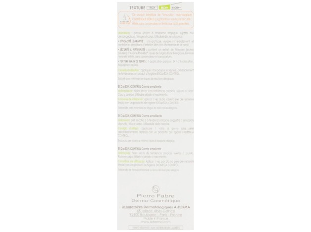 A-Derma Exomega D.E.F.I. Crema Emoliente, 50 Ml
