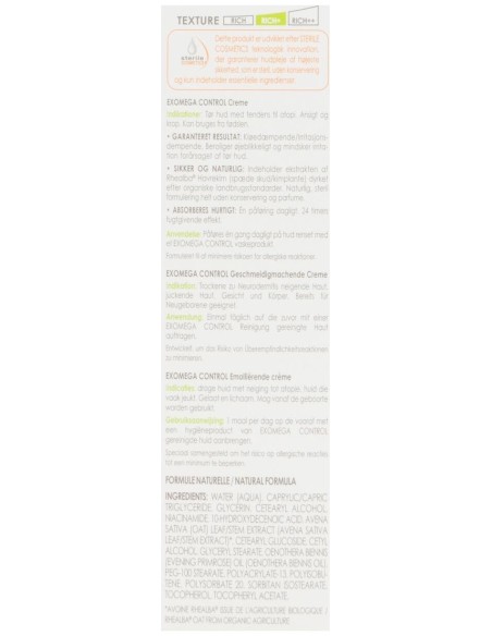 A-Derma Exomega D.E.F.I. Crema Emoliente, 50 Ml