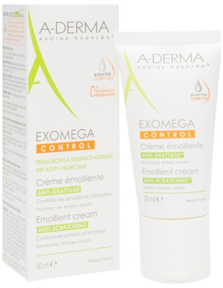 A-Derma Exomega D.E.F.I. Crema Emoliente, 50 Ml
