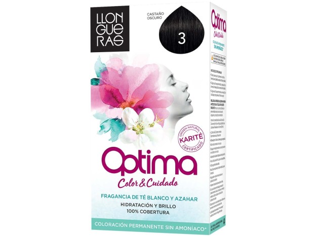 Llongueras Optima Tinte De Cabello N3 Marron...